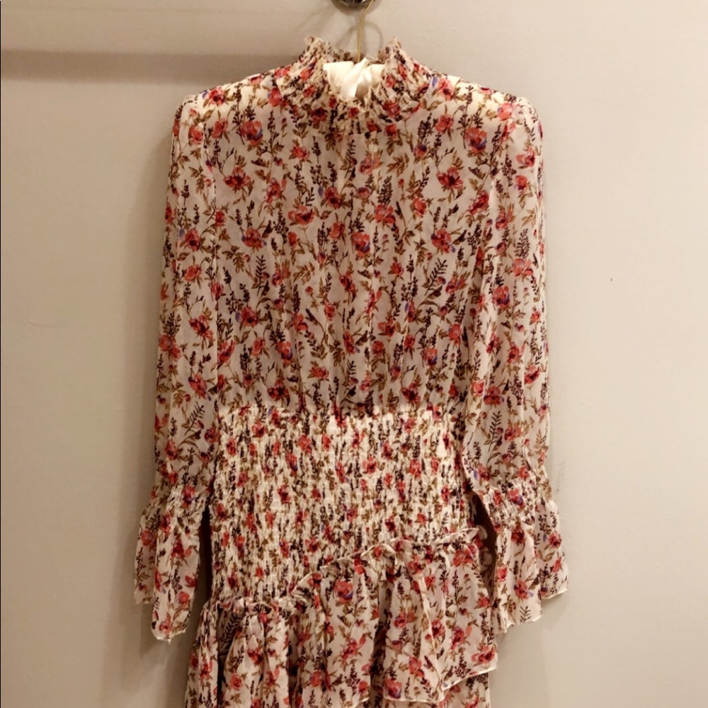 PRINCESS POLLY FLORAL RUFFLE DRESS